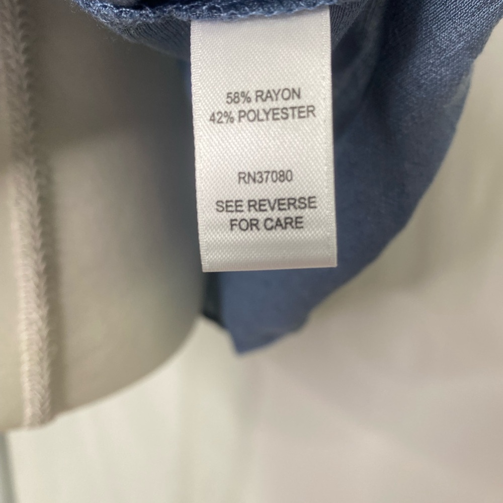 NWT CATO,  blouse  small  blue with Gold, - Picture 5 of 5